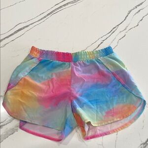 All in motion girls Colorful Tie-Dye Shorts